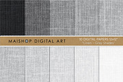 Digital Papers - Linen Gray Shades