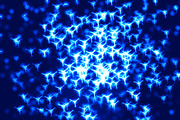 Blue particles illustration background