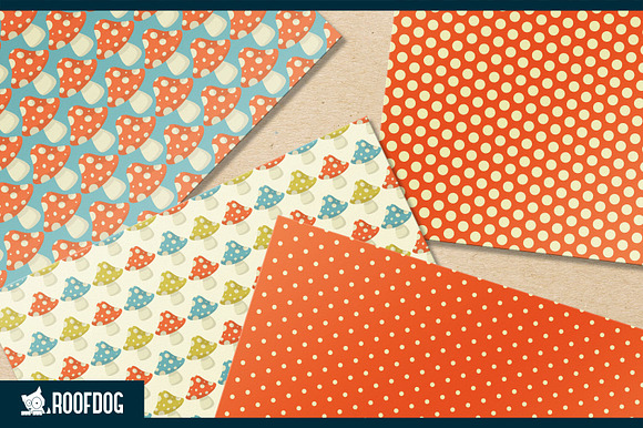 Toadstool digital paper in Graphics - product preview 3