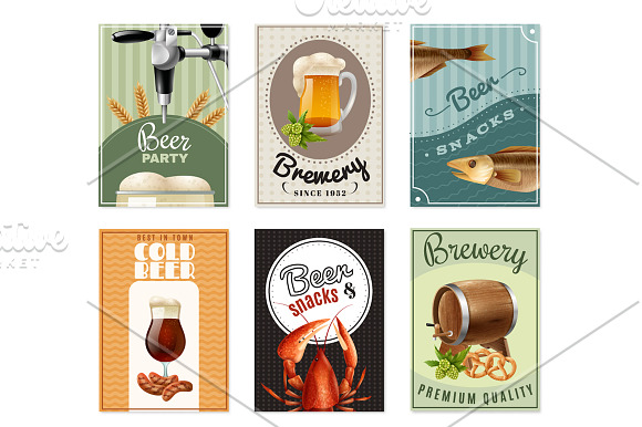 Big Beer Set in Objects - product preview 4