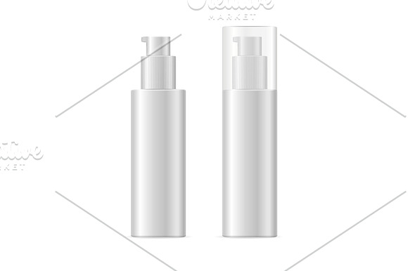 Big Cosmetic Bottles Set in Objects - product preview 1