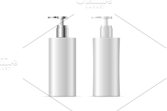 Big Cosmetic Bottles Set in Objects - product preview 3