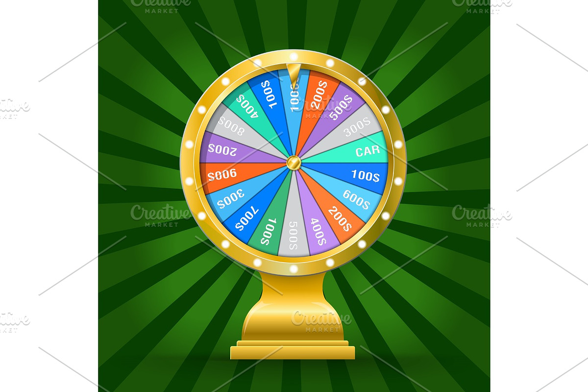 Wheel of fortune isolated in Objects - product preview 8