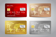 Credit Cards Templates Set