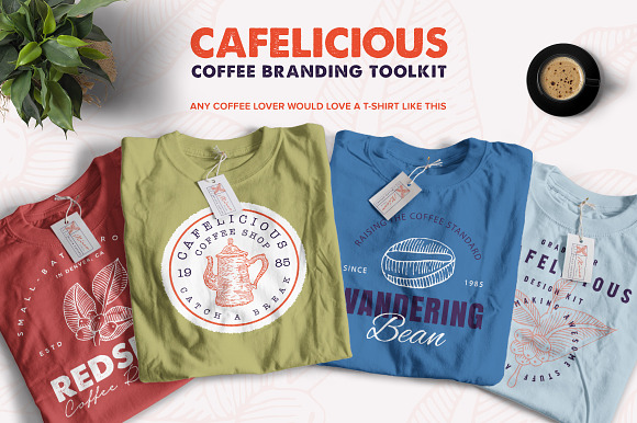 Cafelicious - Coffee Logo Kit in Logo Templates - product preview 11