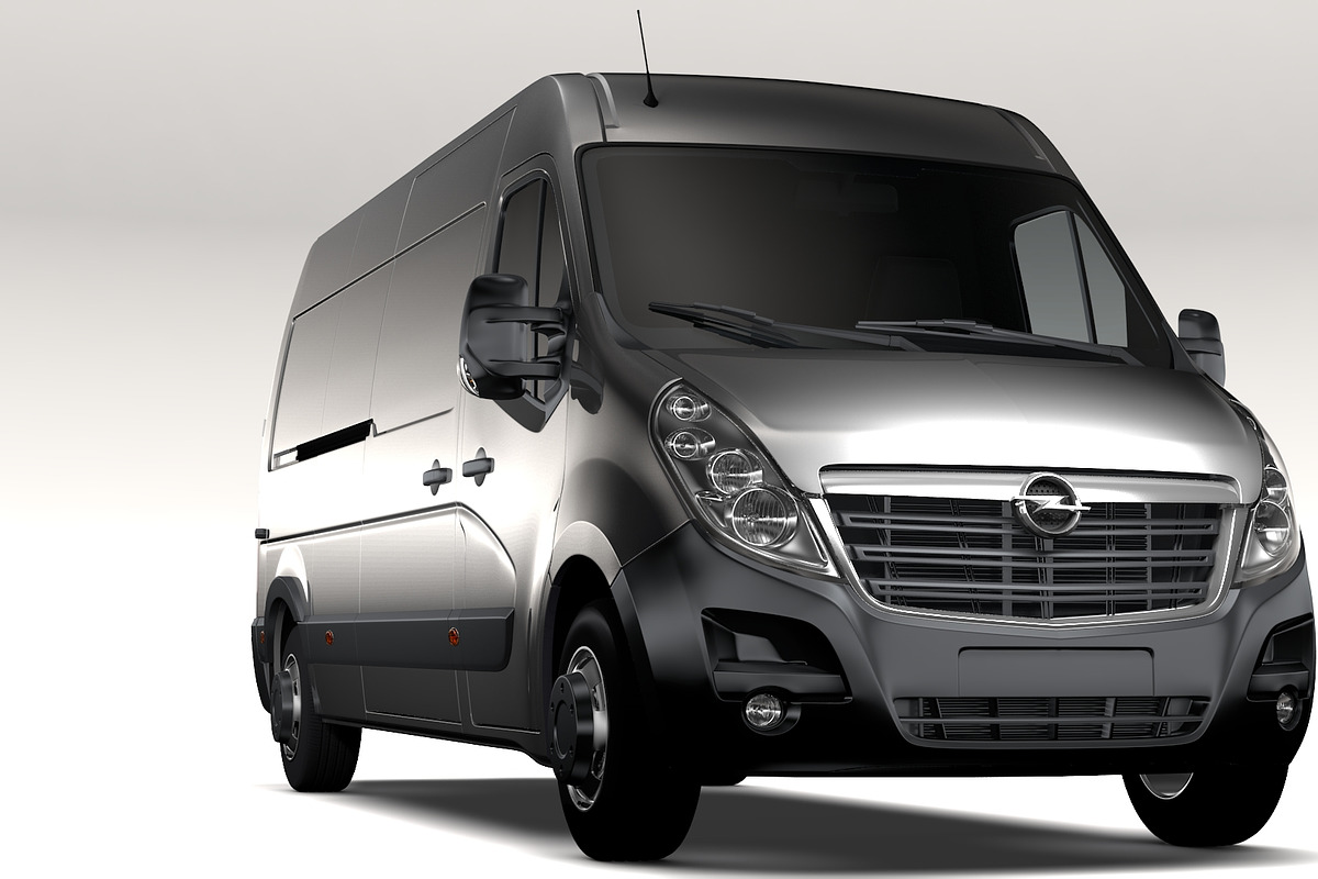 Opel Movano L3H2 Van 2016 in Vehicles - product preview 8