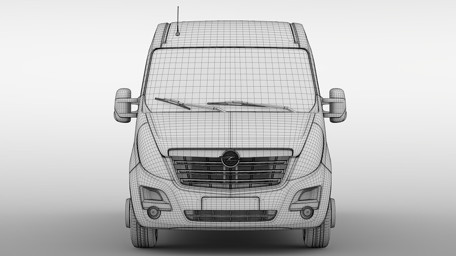 Opel Movano L3H2 Van 2016 in Vehicles - product preview 14