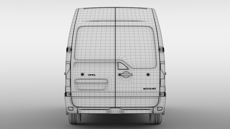 Opel Movano L3H2 Van 2016 in Vehicles - product preview 17