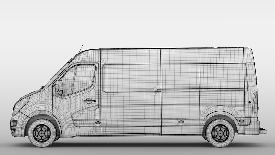 Opel Movano L3H2 Van 2016 in Vehicles - product preview 18