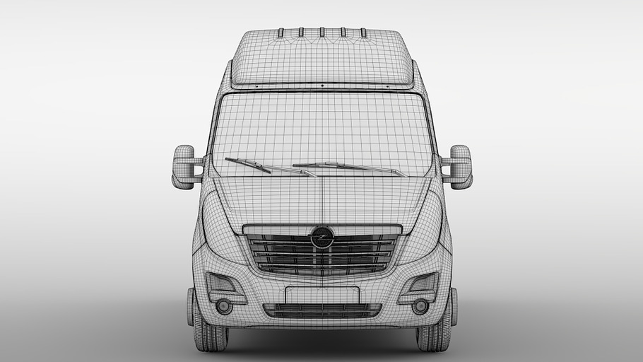 Opel Movano L4H3 Van 2016 in Vehicles - product preview 9