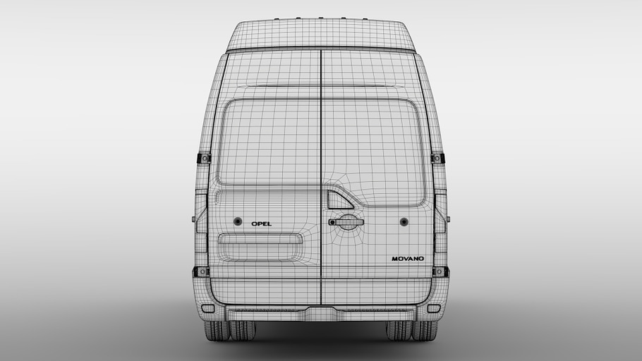 Opel Movano L4H3 Van 2016 in Vehicles - product preview 11