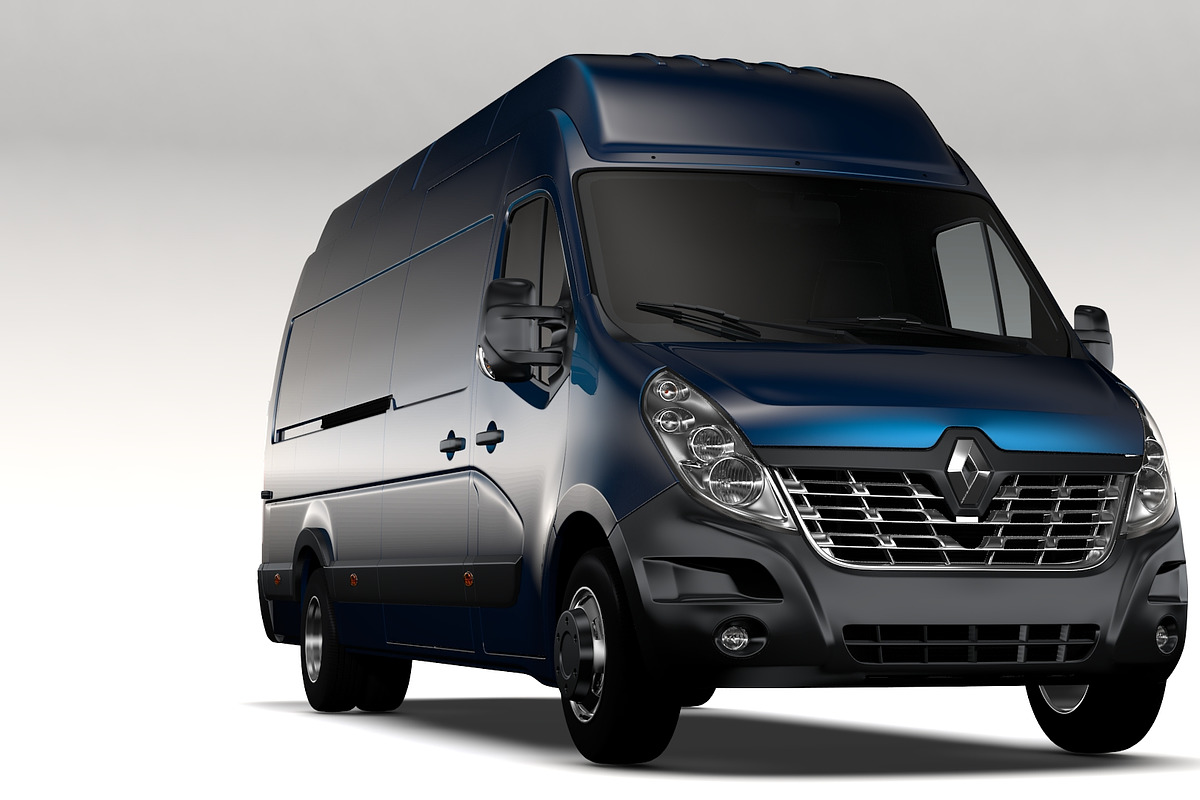 Renault Master L4H3 Van 2017 in Vehicles - product preview 8