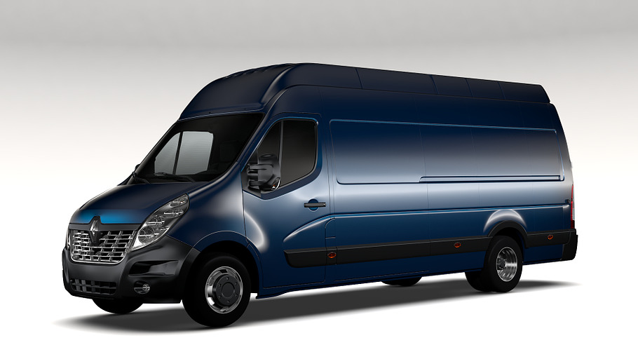 Renault Master L4H3 Van 2017 in Vehicles - product preview 2
