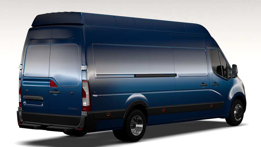 Renault Master L4H3 Van 2017 in Vehicles - product preview 3