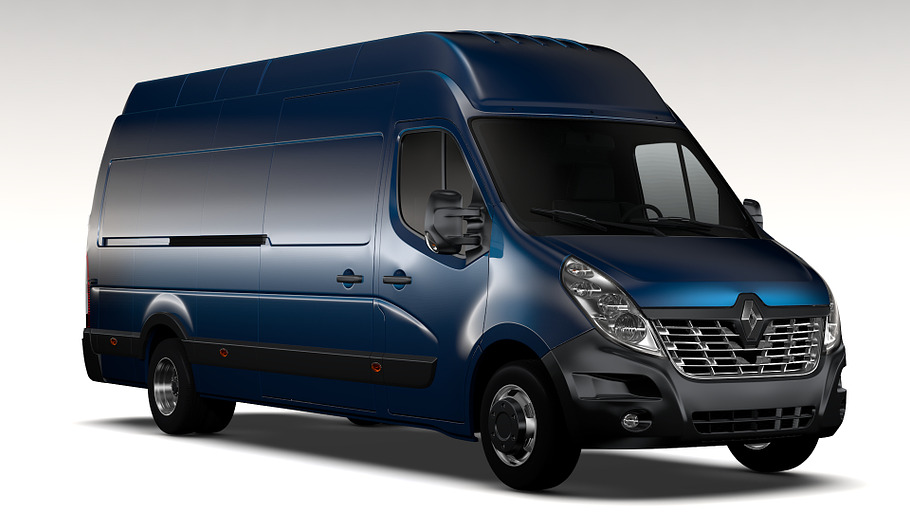 Renault Master L4H3 Van 2017 in Vehicles - product preview 4