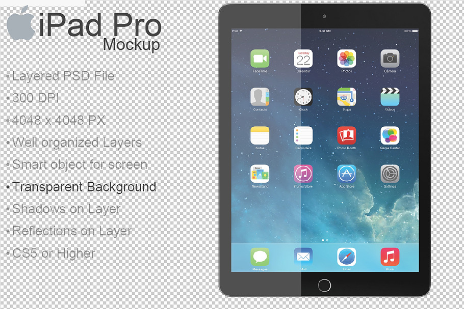 Ipad Pro Mockup in Mobile & Web Mockups - product preview 8