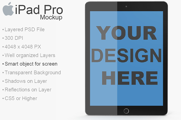 Ipad Pro Mockup in Mobile & Web Mockups - product preview 1
