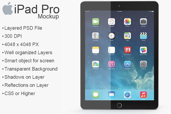 Ipad Pro Mockup in Mobile & Web Mockups - product preview 2