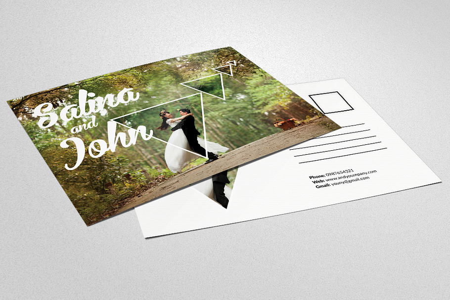 Wedding Ceremony Postcard in Wedding Templates - product preview 8