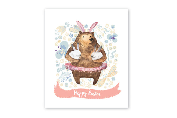 Happy Easter Card in Product Mockups - product preview 1