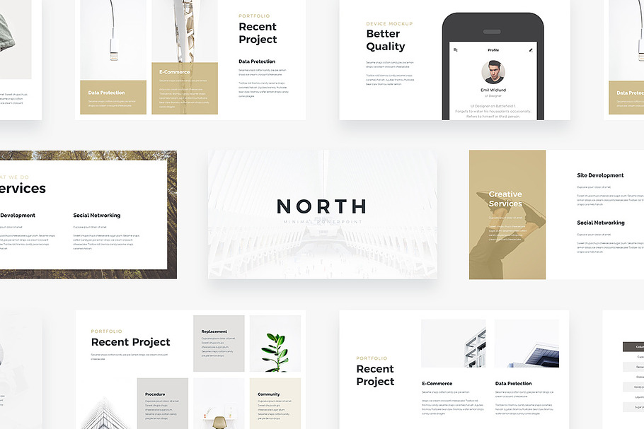 NORTH - Powerpoint Template