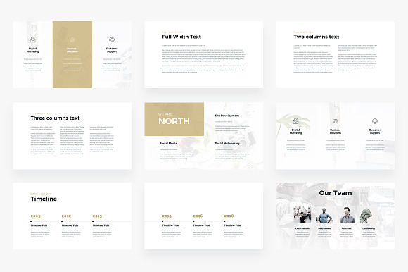 NORTH - Powerpoint Template in PowerPoint Templates - product preview 4