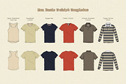 Men Basic T-shirt Templates