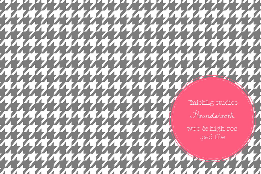 Houndstooth PSDs in Patterns - product preview 8