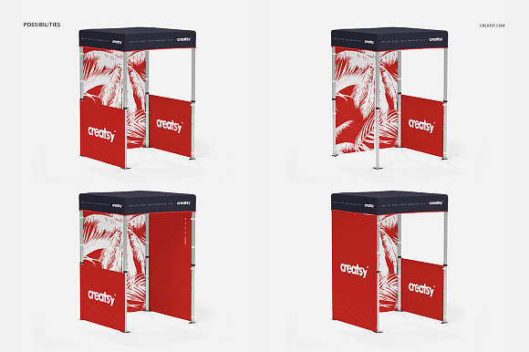 Pop Up Tent 5x5 Mockup in Mockup Templates - product preview 2