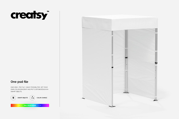 Pop Up Tent 5x5 Mockup in Mockup Templates - product preview 6