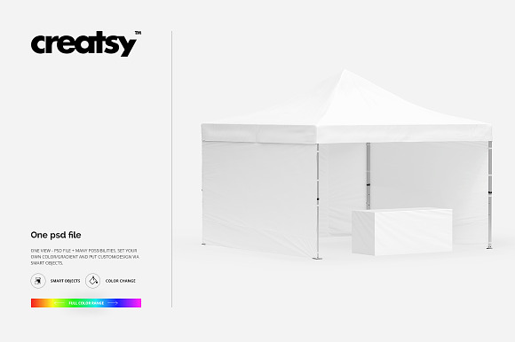 Pop Up Tent 13x13 Mockup in Mockup Templates - product preview 6