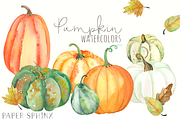 Watercolor Fall Pumpkins Pack