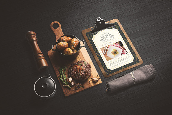 Art Deco Menu in Flyer Templates - product preview 1