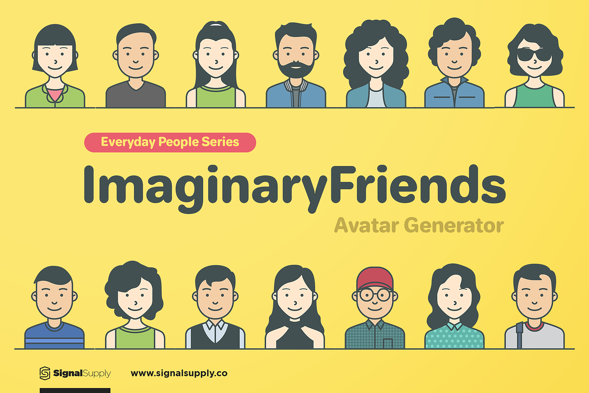 ImaginaryFriends Avatar Generator in Illustrations - product preview 8