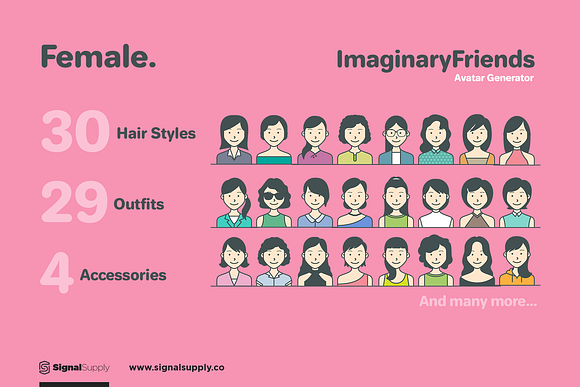 ImaginaryFriends Avatar Generator in Illustrations - product preview 2