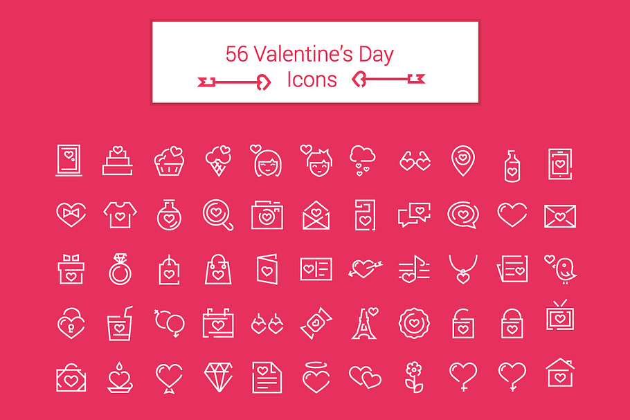 56 Love Icons