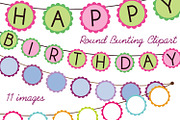 Round Bunting Vectors and Clipart