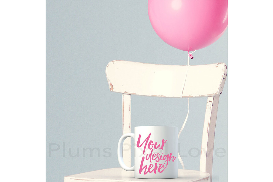 Pretty square Coffee Mug Mockup in Product Mockups - product preview 8