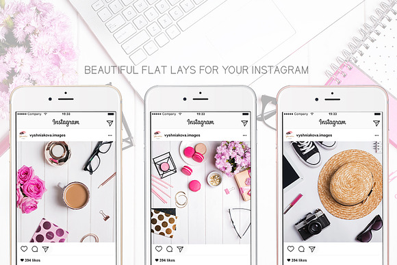 Flat lays vol2 in Instagram Templates - product preview 1