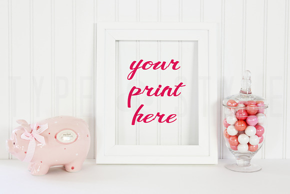 2 Pack! Styled Stock Photo - Pink in Print Mockups - product preview 1