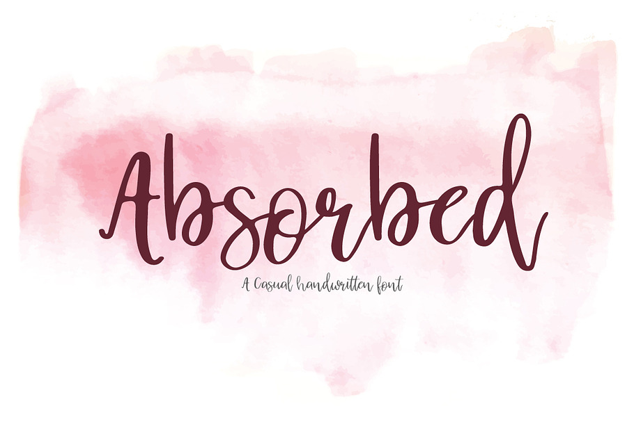 Absorbed | Script Font in Script Fonts - product preview 8