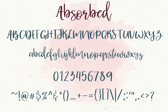 Absorbed | Script Font in Script Fonts - product preview 5