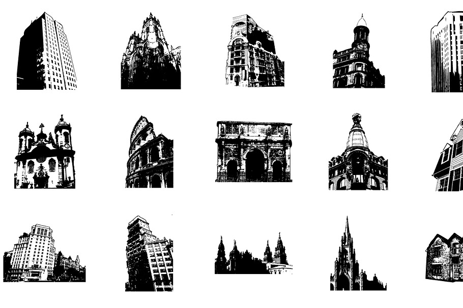 Architecture Vector Pack in Illustrations - product preview 8