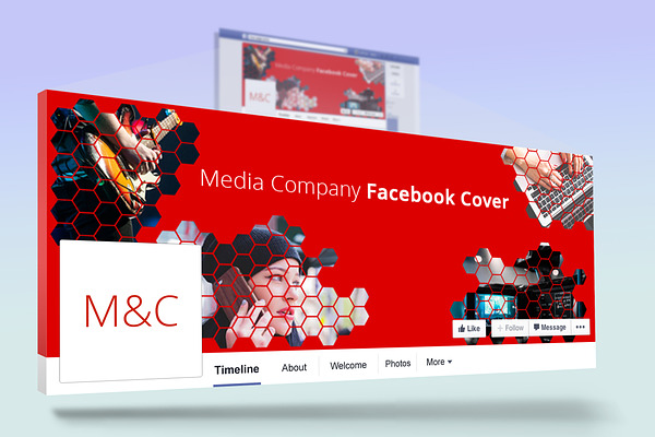 Clean Media Company Facebook Cover