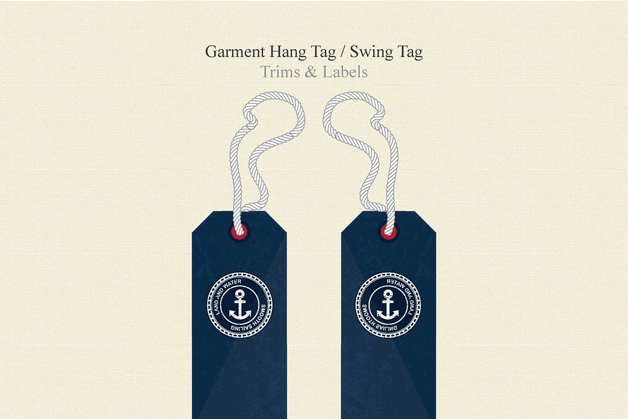 Garment Hang Tag / Swing Tag in Illustrations - product preview 8