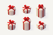 Vector gift boxes collection