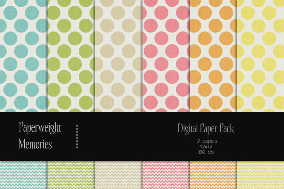 Patterned Paper - Dots & Chevron in Patterns - product preview 8
