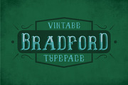 Bradford Vintage Label Typeface