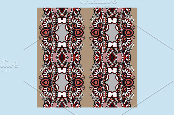 35 BROWN ETHNIC PATTERN in Patterns - product preview 2