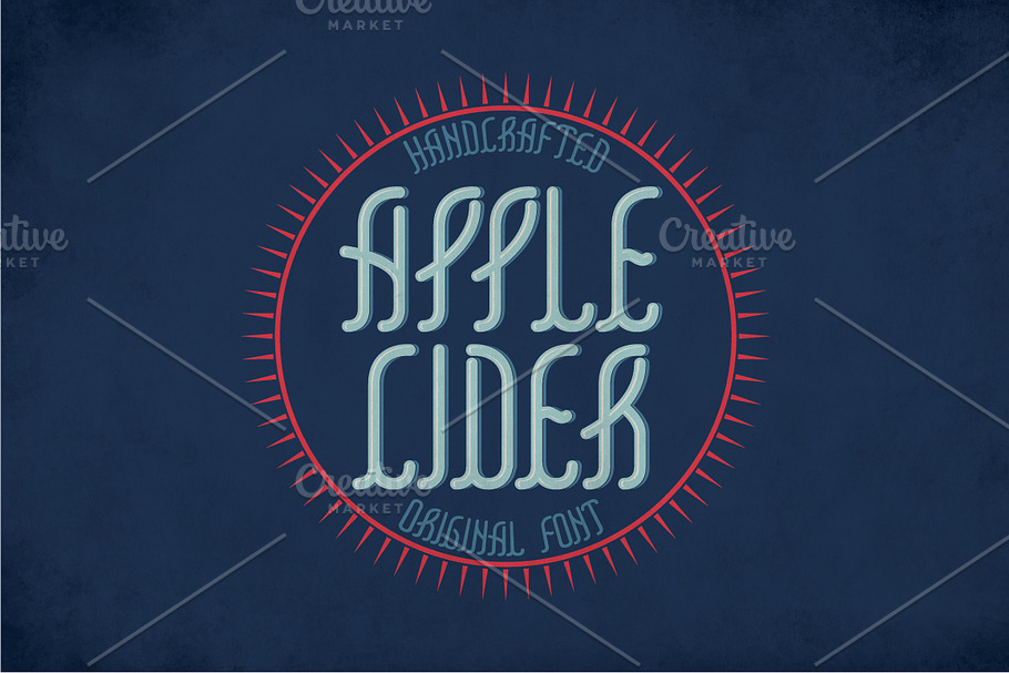 Applecider Vintage Label Typeface in Display Fonts - product preview 8